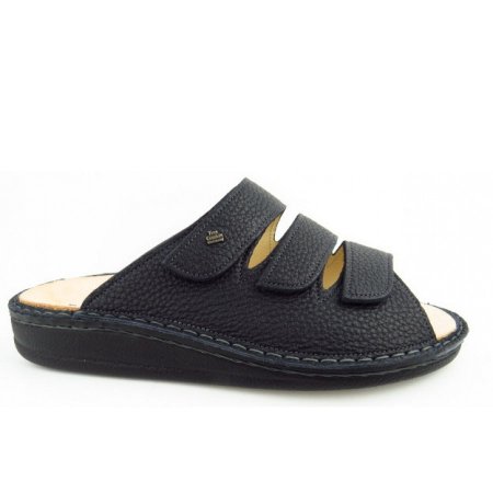 Finn Comfort Herren Korfu Rabo navy Pantolette in navy