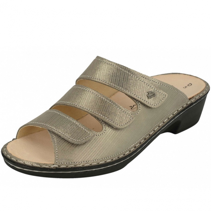 Finn Comfort Damen Canzo Pantoletten in fango Finn Comfort Damen Canzo Pantoletten in fango