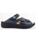 Finn Comfort Damen Grenada Ancona steel Pantolette in steel