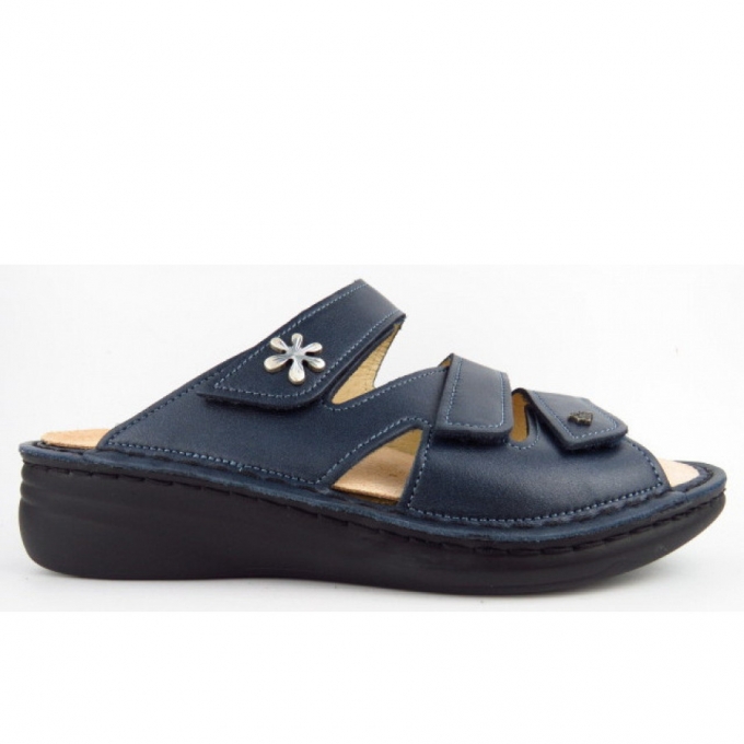 Finn Comfort Damen Grenada Ancona steel Pantolette in steel Finn Comfort Damen Grenada Ancona steel Pantolette in steel
