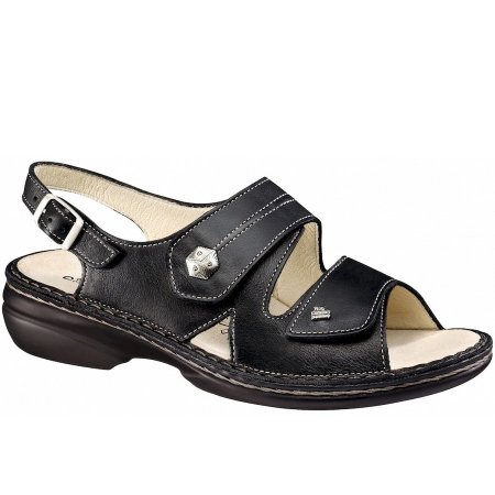 Finn Comfort Damen Sandale in Schwarz
