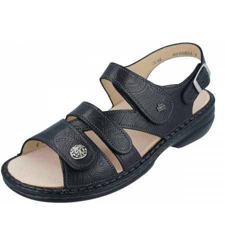 Finn Comfort Damen Gomera Sandale in Schwarz Finn Comfort Damen Gomera Sandale in Schwarz