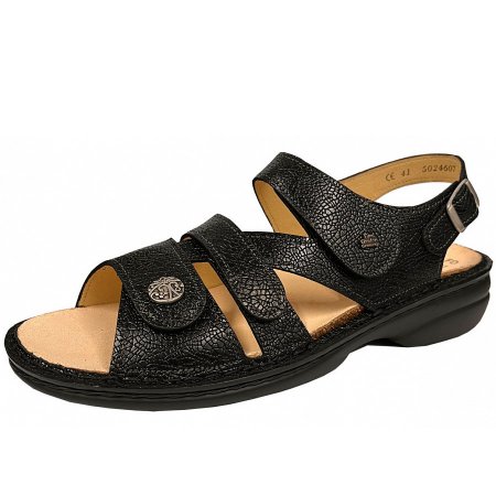 Finn Comfort Damen Sandalette in nero bantus