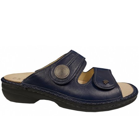 Finn Comfort Damen Pantoletten in Blue Finn Comfort Damen Pantoletten in Blue