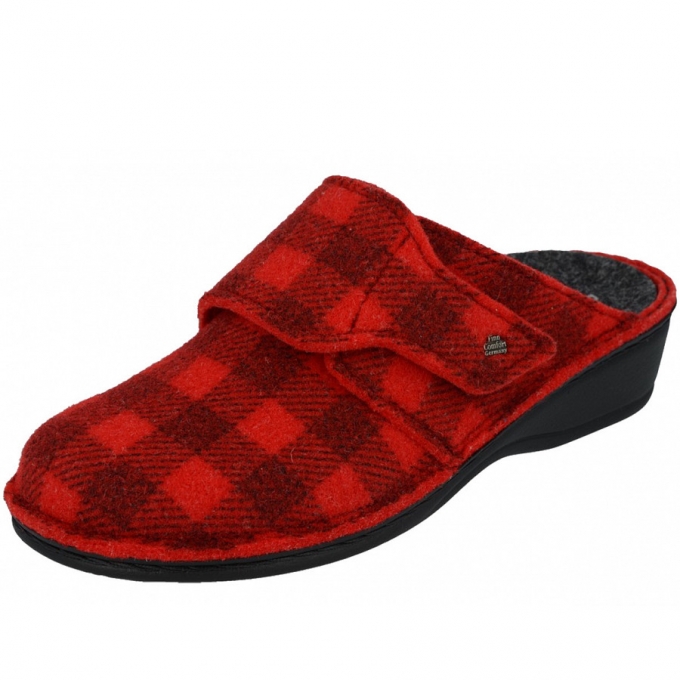 Finn Comfort Damen Pantolette in Red Finn Comfort Damen Pantolette in Red