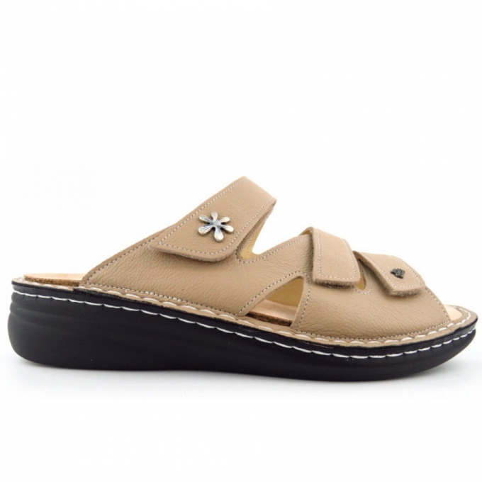 Finn Comfort Damen Greanada FinnMellow sesam Pantolette in sesam Finn Comfort Damen Greanada FinnMellow sesam Pantolette in sesam