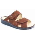 Finn Comfort Herren Danzig-S Tango choco Pantolette in choco