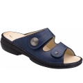 Finn Comfort Damen Pantolette in Dunkelblau