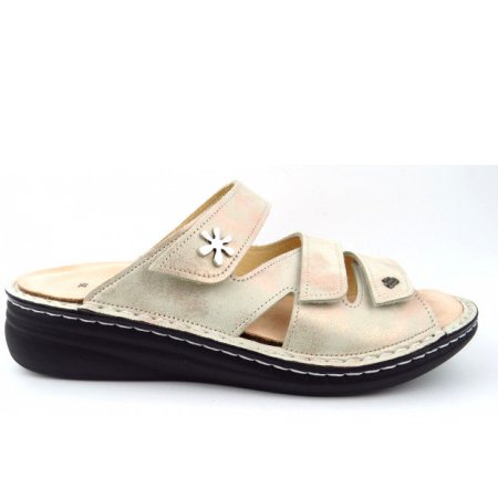 Finn Comfort Herren Greanda Nuvola champagne Pantolette in champagne