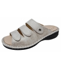 Finn Comfort Damen Hellas Pantolette in taupe