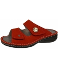 Finn Comfort Damen Pantoletten in scarlet