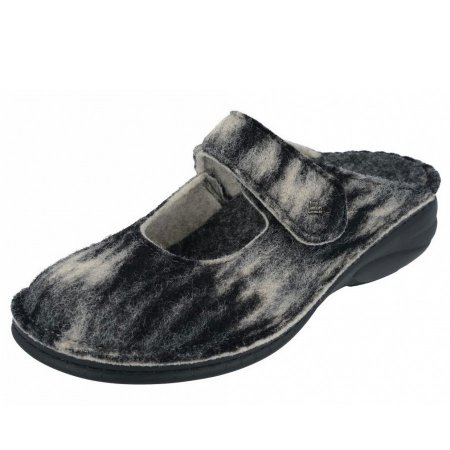 Finn Comfort Damen Glarus Clogs in grey