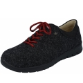 Finn Comfort Damen Komfortschuh in anthrazit/schwarz