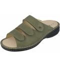 Finn Comfort Damen hellas Pantolette in grün