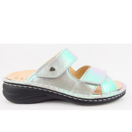 Finn Comfort Damen Melrose Agendto iride Pantolette in iride Finn Comfort Damen Melrose Agendto iride Pantolette in iride