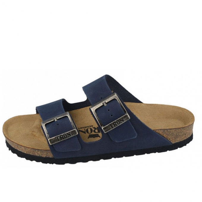 Finn Comfort Damen pameplonne slim Pantolette in blau Finn Comfort Damen pameplonne slim Pantolette in blau