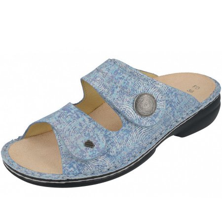 Finn Comfort Damen sansibar Pantolette in hellblau Finn Comfort Damen sansibar Pantolette in hellblau