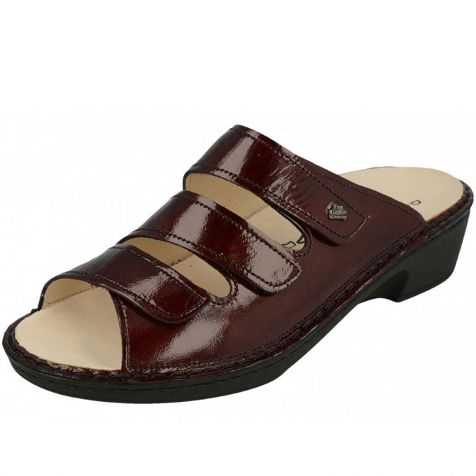 Finn Comfort Damen Canzo Pantolette in bordeaux Finn Comfort Damen Canzo Pantolette in bordeaux