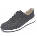 Finn Comfort Damen Komfortschuh in Nero/schwarz