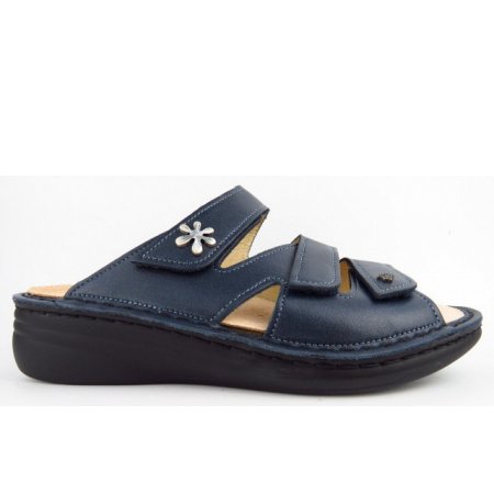 Finn Comfort Damen Grenada Ancona steel Pantolette in steel