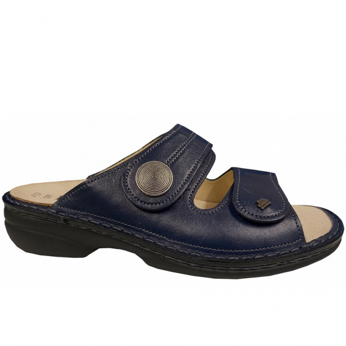 Finn Comfort Damen Pantoletten in Blue Finn Comfort Damen Pantoletten in Blue