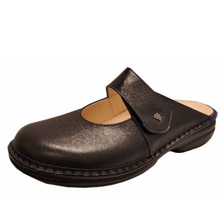 Finn Comfort Damen Clogs in Schwarz