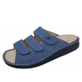 Finn Comfort Damen Korfu Pantolette in sky