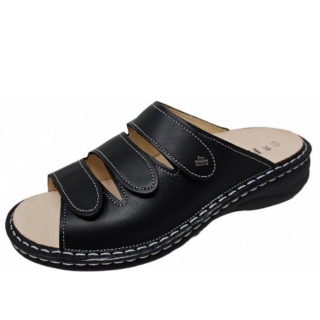 Finn Comfort Damen Hellas Pantolette in schwarz Finn Comfort Damen Hellas Pantolette in schwarz