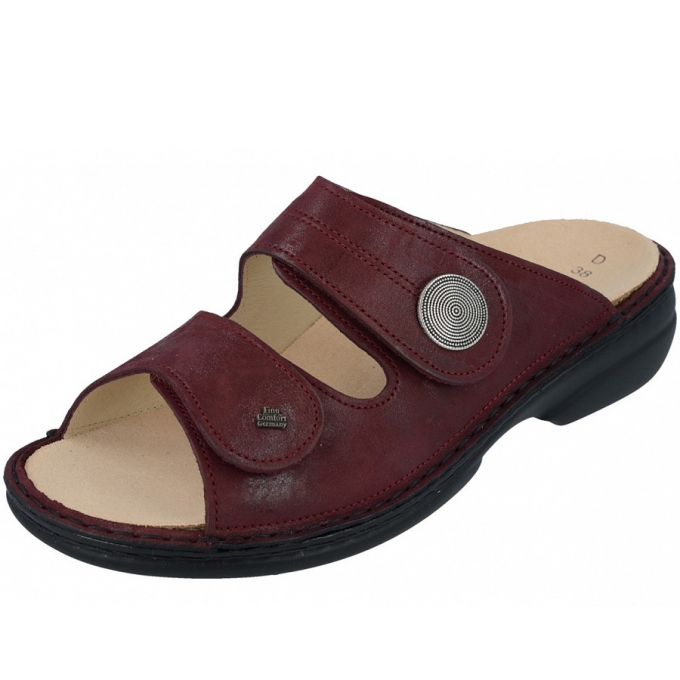 Finn Comfort Damen Pantolette in bordo Finn Comfort Damen Pantolette in bordo