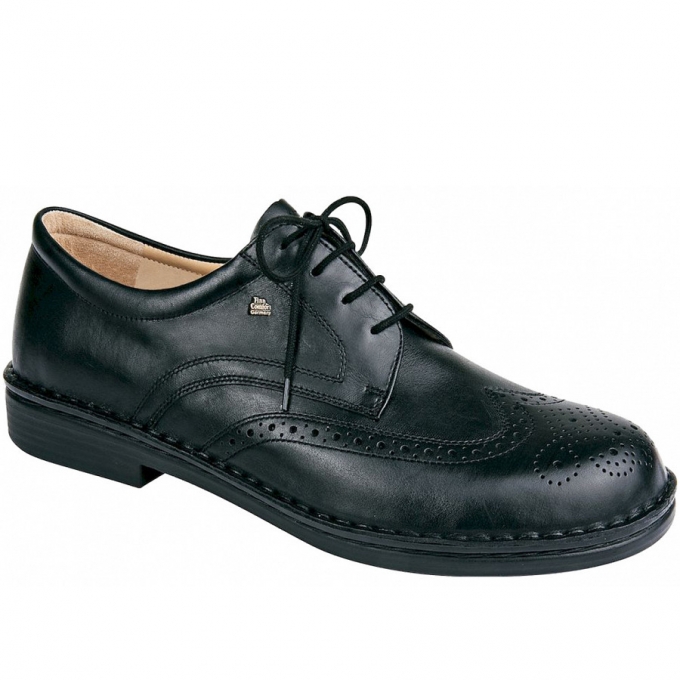 Finn Comfort Herren Schnürer in schwarz Finn Comfort Herren Schnürer in schwarz