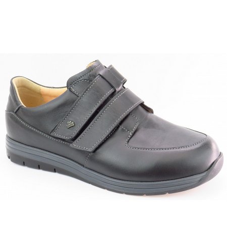 Finn Comfort Herren Nasca Trento schwarz Klettschuh in Schwarz