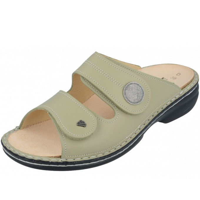 Finn Comfort Damen Pantoletten in schilf Finn Comfort Damen Pantoletten in schilf