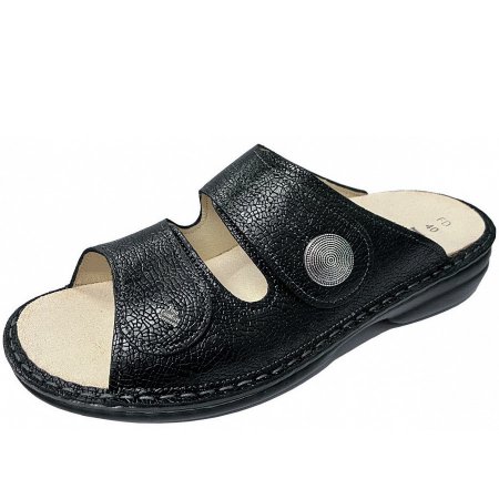 Finn Comfort Damen sansibar Pantolette in schwarz Finn Comfort Damen sansibar Pantolette in schwarz