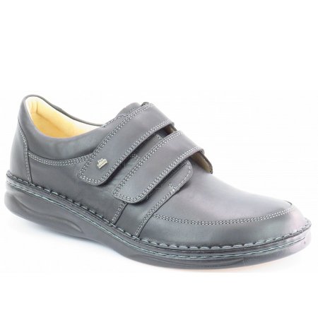 Finn Comfort Herren Wicklow Klettschuh in schwarz