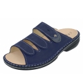 Finn Comfort Damen Pantoletten in Royal/Atlantic Nabuk/Nube