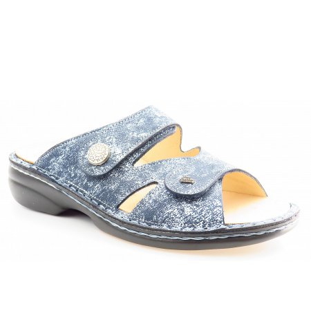 Finn Comfort Damen Torbole Isotta marine Pantolette in marine Finn Comfort Damen Torbole Isotta marine Pantolette in marine