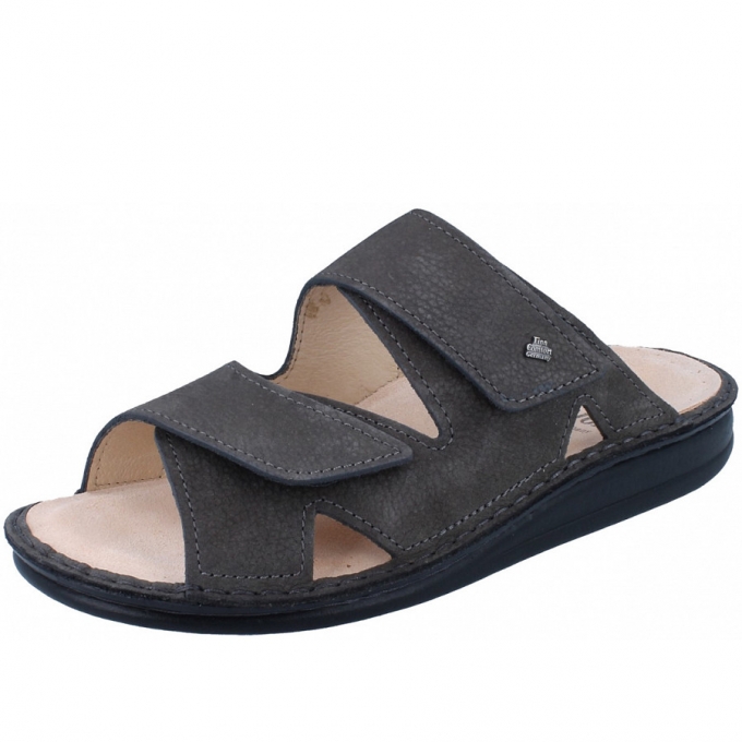 Finn Comfort Herren Pantolette in grey Finn Comfort Herren Pantolette in grey