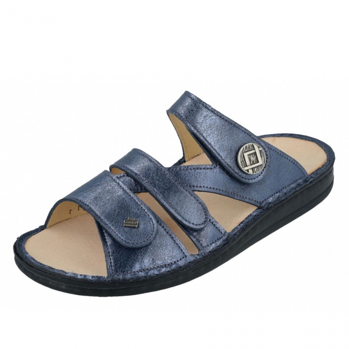 Finn Comfort Damen Pantoletten in Jeans Berna Finn Comfort Damen Pantoletten in Jeans Berna