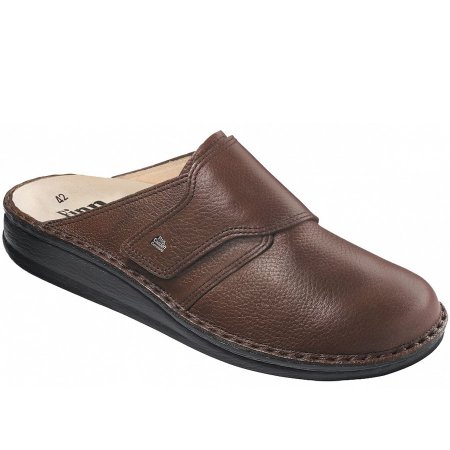 Finn Comfort Herren Clogs in Dunkelbraun