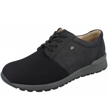 Finn Comfort Herren paisley Schnürer in schwarz