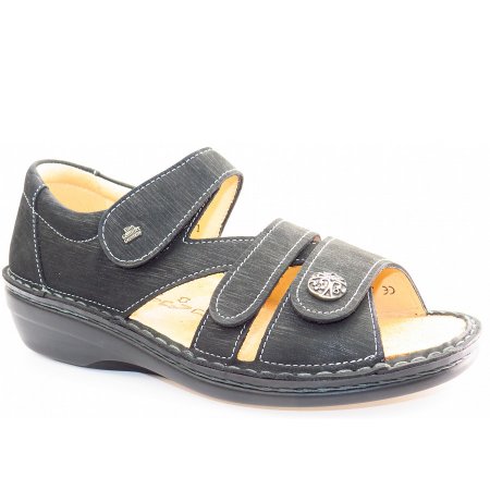 Finn Comfort Damen Sintra-S schwarz Sandale in Schwarz