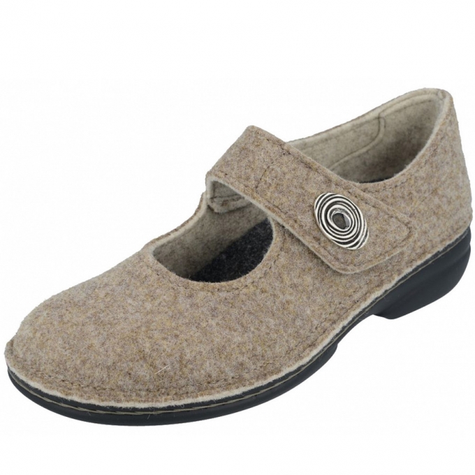 Finn Comfort Damen Slipper in gravel Finn Comfort Damen Slipper in gravel