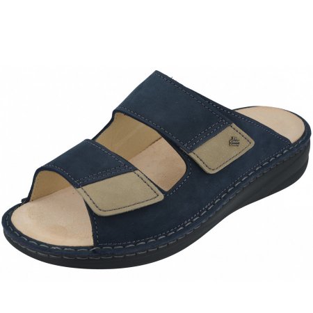 Finn Comfort Herren Pantolette in blau