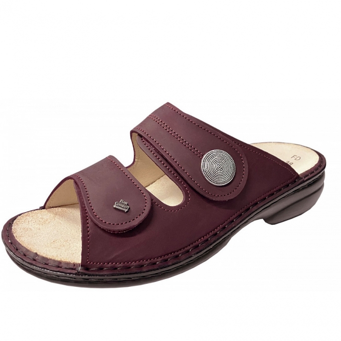 Finn Comfort Damen Pantoletten in bordo Finn Comfort Damen Pantoletten in bordo