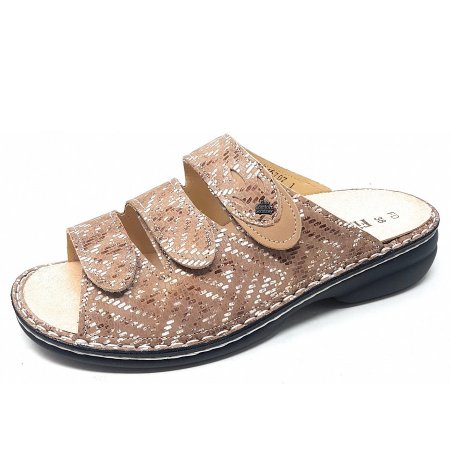 Finn Comfort Damen Kos Pantolette in beige