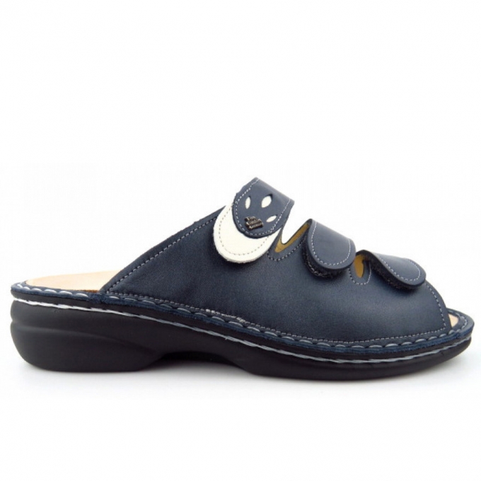 Finn Comfort Damen Kos steel latte Pantolette in steel latte Finn Comfort Damen Kos steel latte Pantolette in steel latte