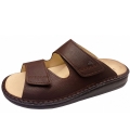 Finn Comfort Herren Pantoletten in coffee