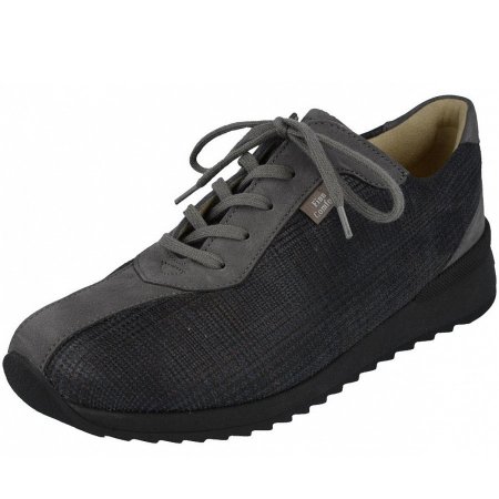 Finn Comfort Damen melk Sneaker in grau-kombiniert
