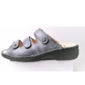 Finn Comfort Damen Menorca-S Pantolette in grau
