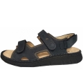 Finn Comfort Herren wanaka-s herren sandalette fersenoffen Sandale in blau-kombiniert